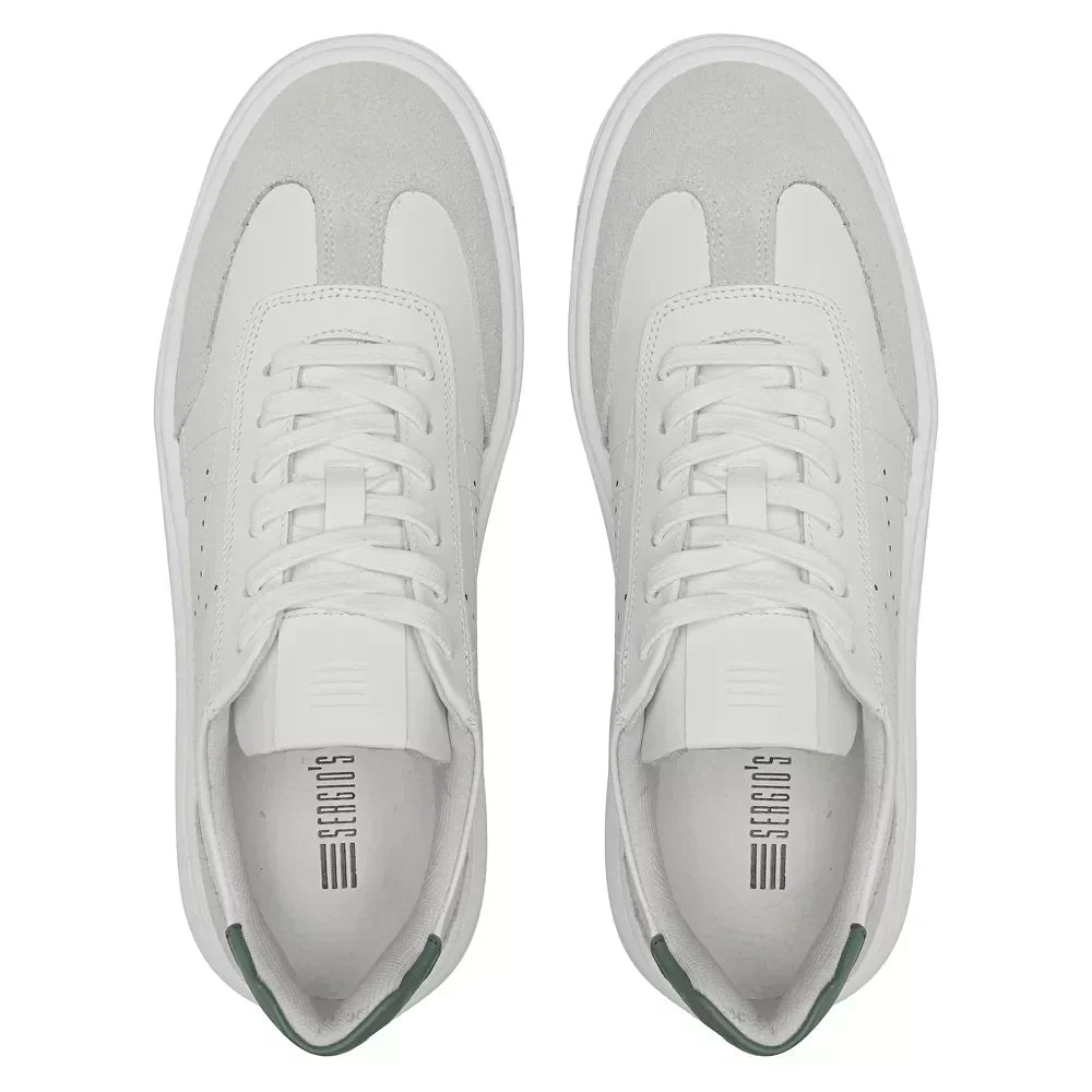 TÊNIS MASCULINO CASUAL EM COURO BRANCO - GOLF