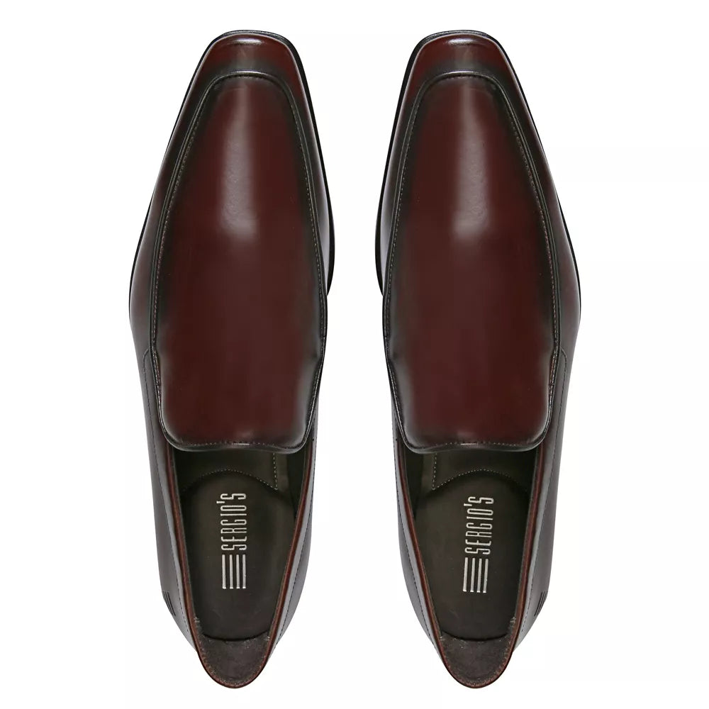 SAPATO MOCASSIM MASCULINO SOCIAL EM COURO MARROM - CAFE