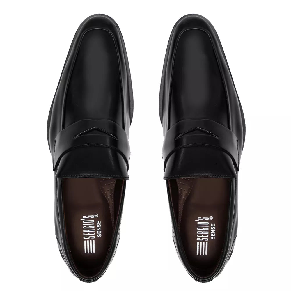 Sapato Loafer Social Em Couro - PRETO