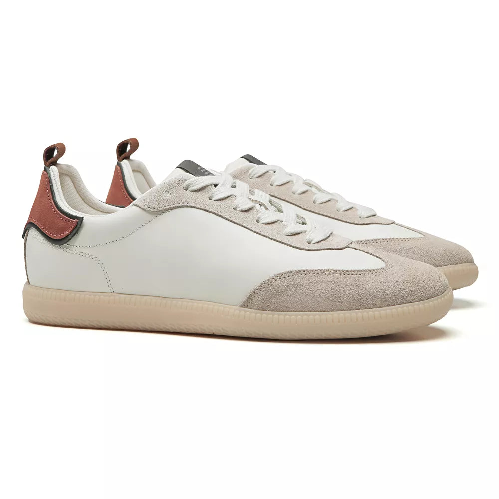 TÊNIS MASCULINO CASUAL EM COURO BRANCO - NEVE