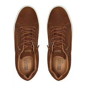 TÊNIS MASCULINO CASUAL EM COURO MARROM LINHA LIEVE