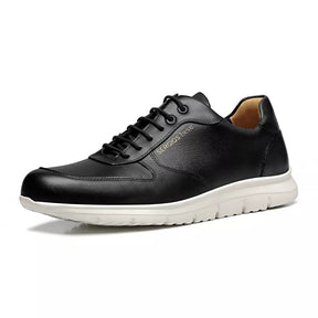 TÊNIS MASCULINO CASUAL EM COURO PRETO