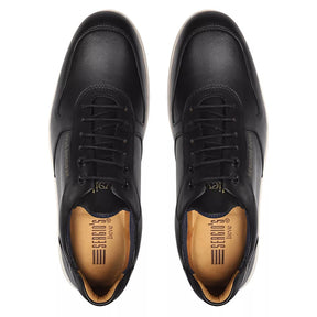 TÊNIS MASCULINO CASUAL EM COURO PRETO