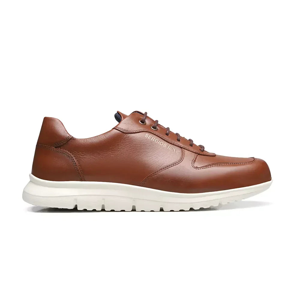 TÊNIS MASCULINO CASUAL EM COURO MARROM