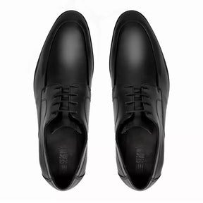 Sapato Derby Masculino Social Em Couro - PRETO