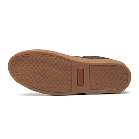 TÊNIS MASCULINO CASUAL EM COURO MARROM - CHOCOLATE