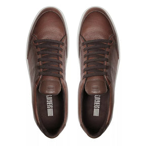 TÊNIS MASCULINO CASUAL EM COURO MARROM - TROY