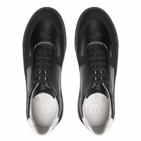 TÊNIS MASCULINO CASUAL EM COURO PRETO