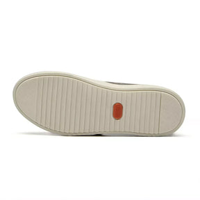 TÊNIS MASCULINO CASUAL EM COURO - CINZA
