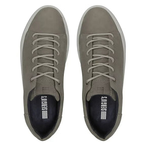 TÊNIS MASCULINO CASUAL EM COURO - CINZA