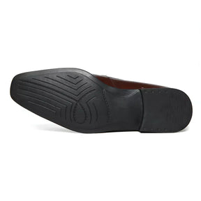 SAPATO MOCASSIM MASCULINO SOCIAL EM COURO MARROM - CAFE