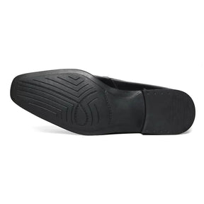 SAPATO MOCASSIM MASCULINO SOCIAL EM COURO - PRETO