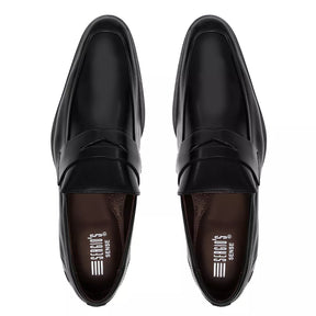 Sapato Loafer Social Em Couro - PRETO