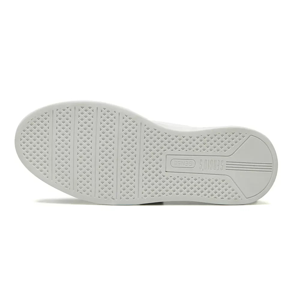 TÊNIS MASCULINO CASUAL EM COURO PRETO COM CONFORTO