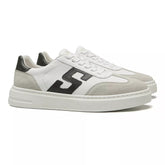 TÊNIS MASCULINO CASUAL EM COURO CINZA COM CONFORTO - BLACK