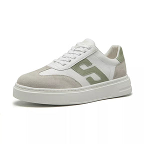 TÊNIS MASCULINO CASUAL EM COURO CINZA COM CONFORTO - MENTA