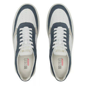 TÊNIS MASCULINO CASUAL EM COURO AZUL COM CONFORTO - SNOW