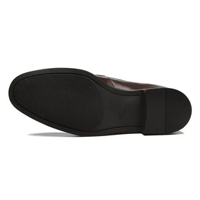 SAPATO LOAFER MASCULINO SOCIAL EM COURO MARROM COM CONFORTO - BROWN