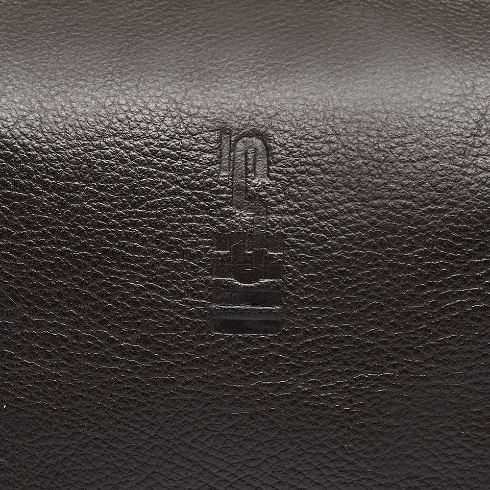 NECESSAIRE MASCULINA EM COURO MARROM - CAFÉ