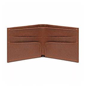 CARTEIRA MASCULINA EM COURO MARROM - WHISKY