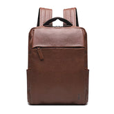 MOCHILA PORTA NOTEBOOK MASCULINA EM COURO MARROM - WHISKY