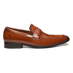 Sapato Loafer Masculino Social Em Couro - WHISKY