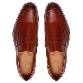 SAPATO LOAFER MASCULINO SOCIAL EM COURO MARROM - MOOCA